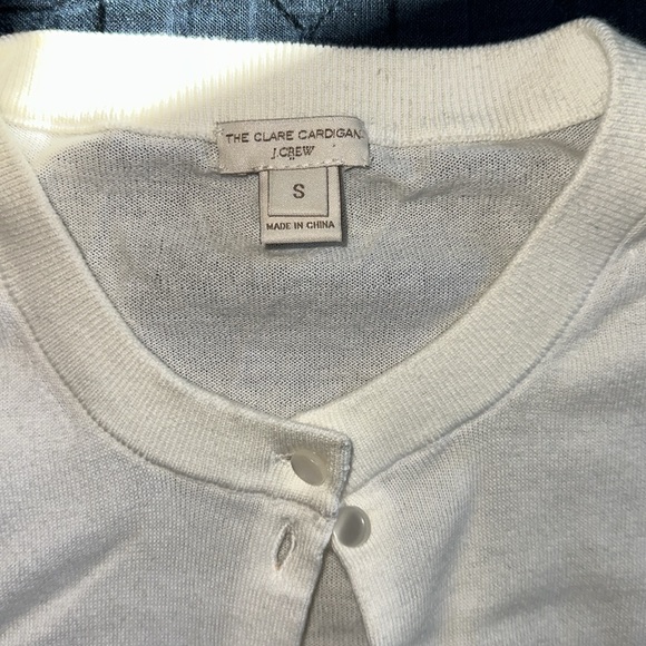 J Crew Factory The Clare Cardigan in cream size small - Picture 3 of 6